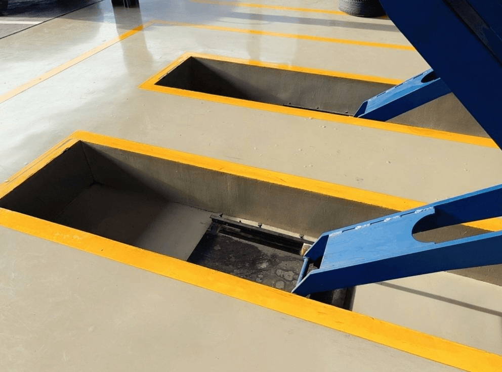 Posadzka przemysłowa w garażu z halą warsztatową - Nowy Sącz - zdjęcie 4