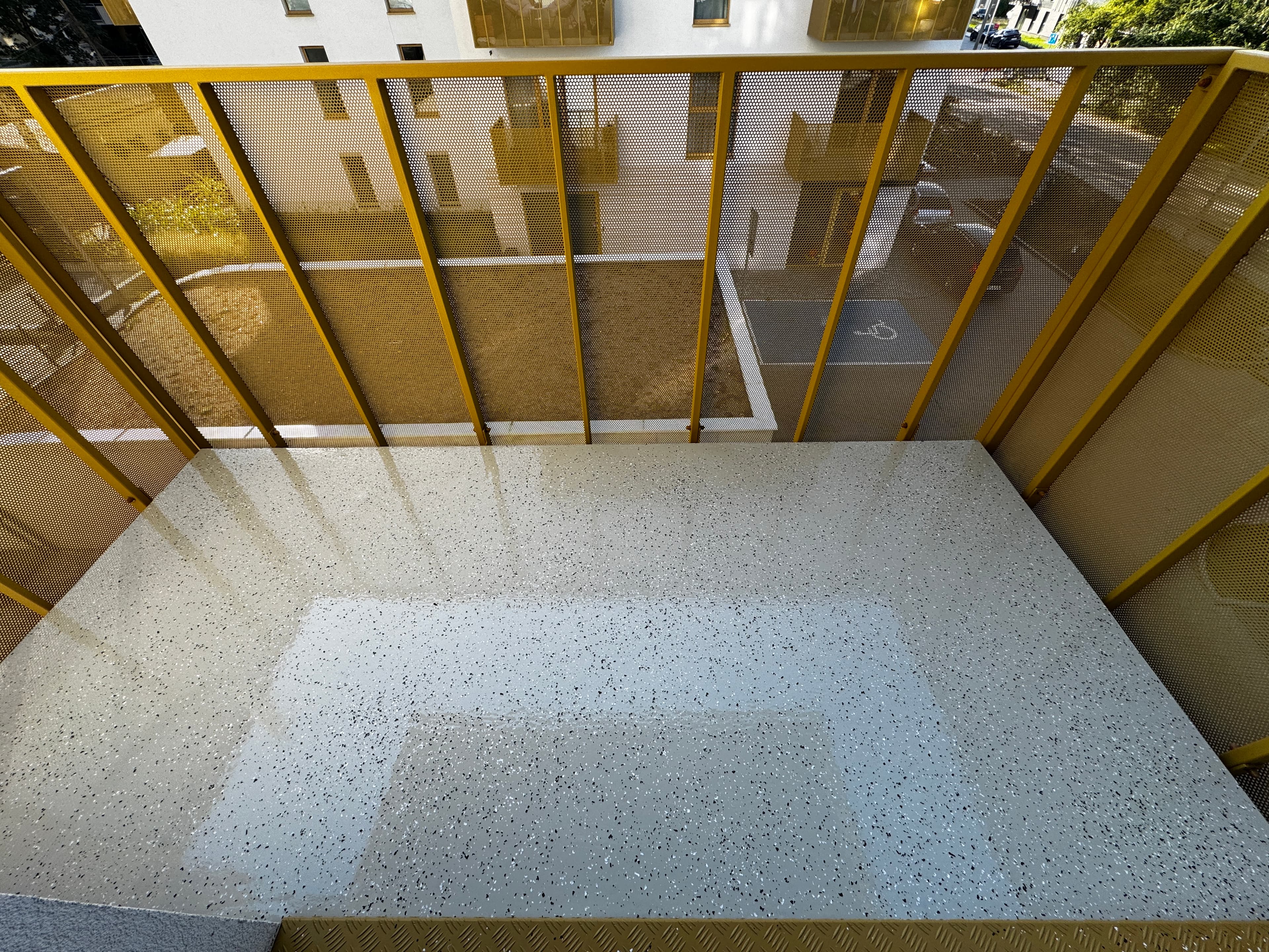 Posadzka żywiczna poliuretanowa w mieszkaniu - Katowice Wiśniowa